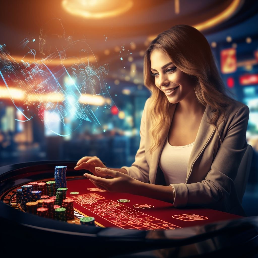 Pretty Gaming live roulette table on mobile phone screen
